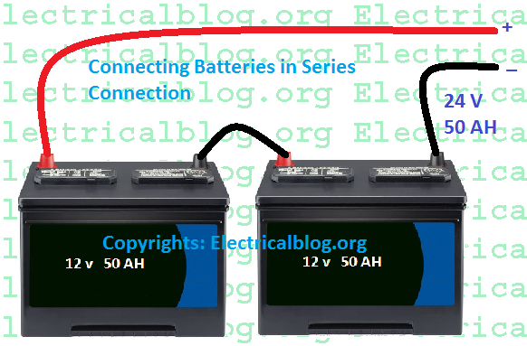 connecting batteries in series